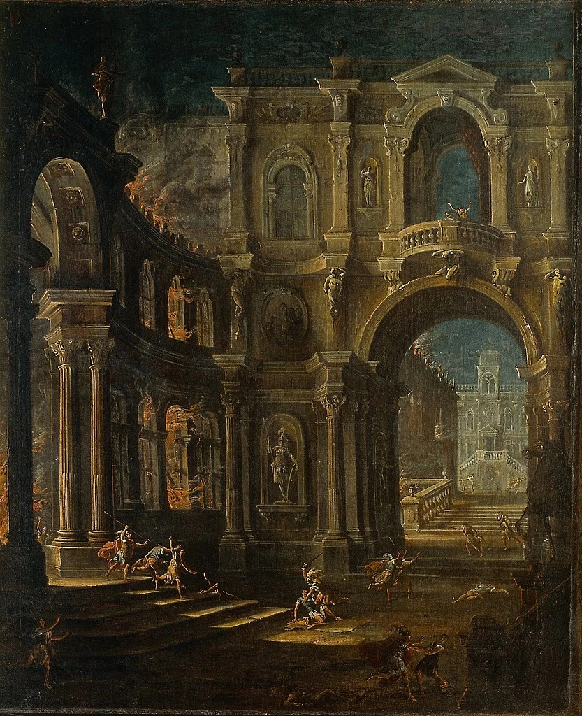 L'incendio di Troia - Museo Civico di Modena